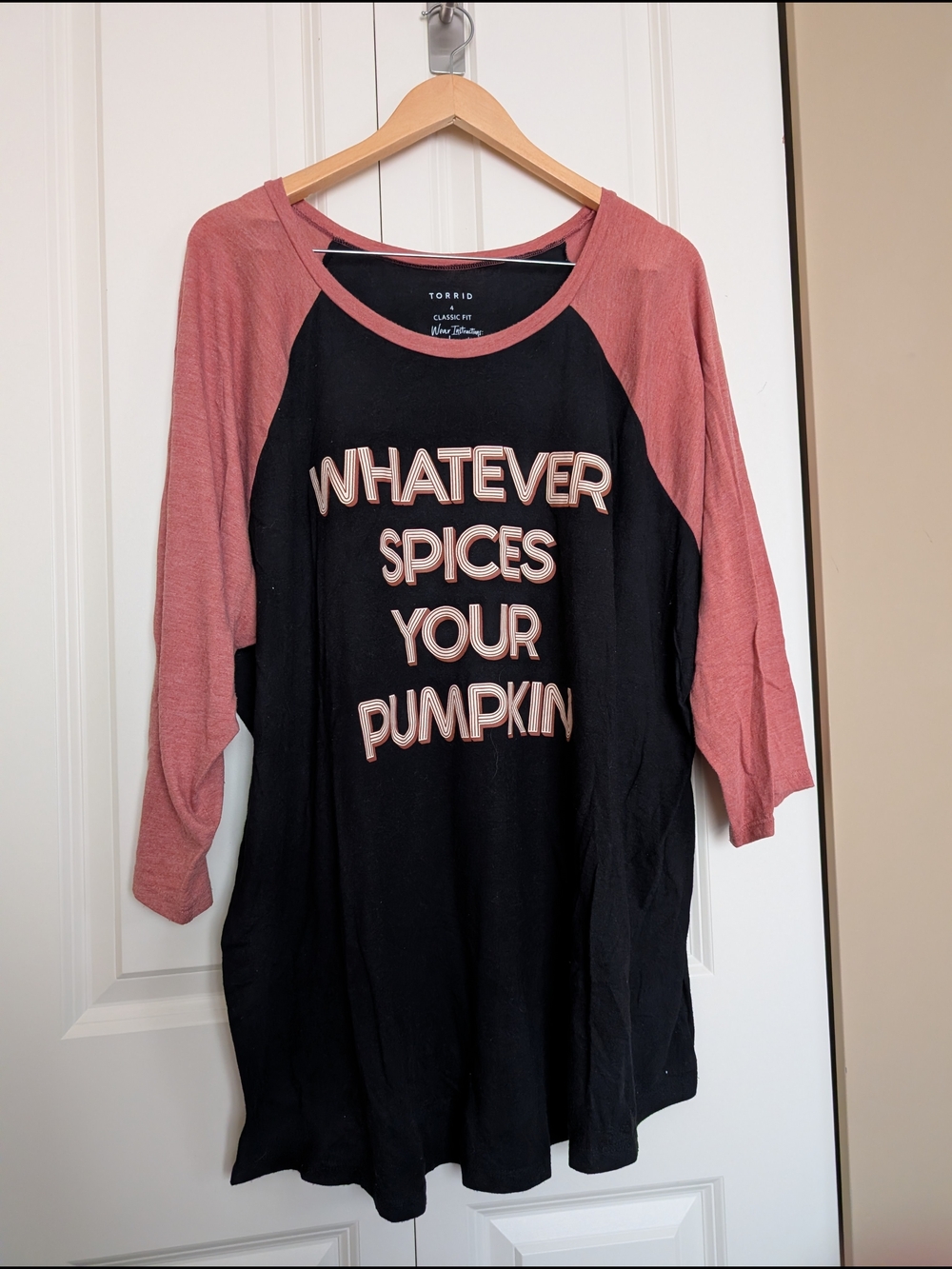 torrid "Whatever Spices Your Pumpkin" Raglan Tee
